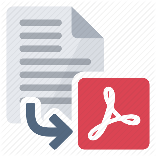 Convert, Document, Export, Extension, From, Pdf Icon