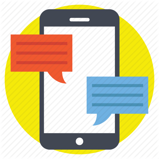 Communication, Mobile Chat, Online Conversation Icon