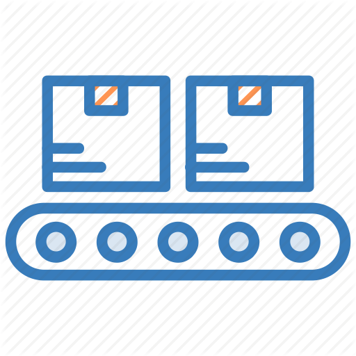 Conveyor Belt, Delivery Box, Logistic Package, Package Sorting