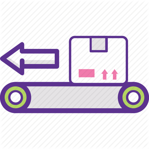 Conveyor Belt Box, Package Sorting, Product Distribution, Store
