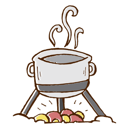 Camping Cooking Pot Icon