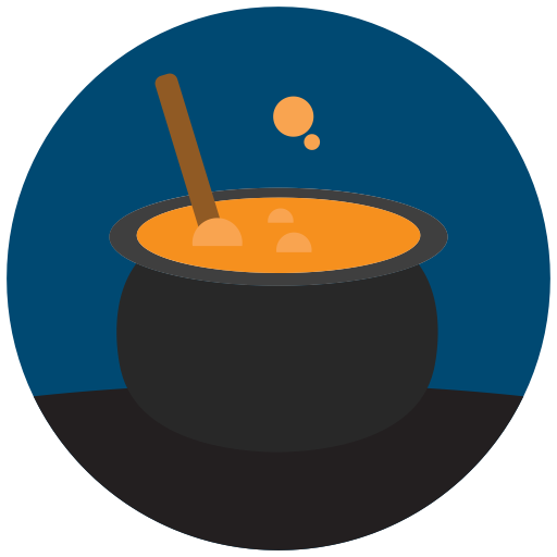 Halloween, Witch Cooking Icon