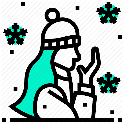 Cold, Cool, Season, Weather, Woman Icon