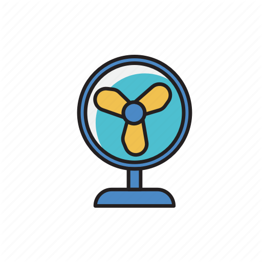 Cool, Electric, Fan, Machine, Wind Icon