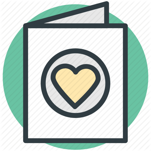 Greeting Card, Love Message, Postcard, Romantic, Valentine Card Icon