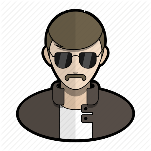 Avatar, Cop, Mustache, Police, Profile, Shades, User Icon