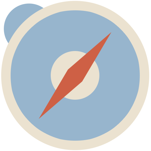 Safari Icon Flat Retro Modern Iconset Grafikartes