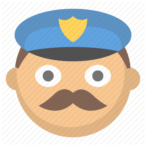Cop, Face, Man, Officer, Pig, Police, Public Safety Icon