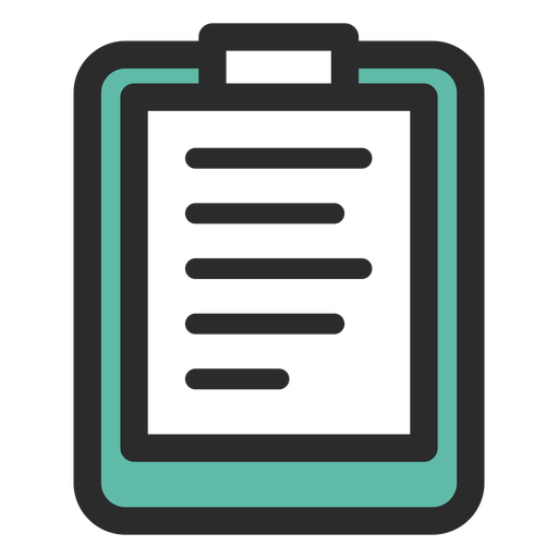 Sports Clipboard Colored Stroke Icon