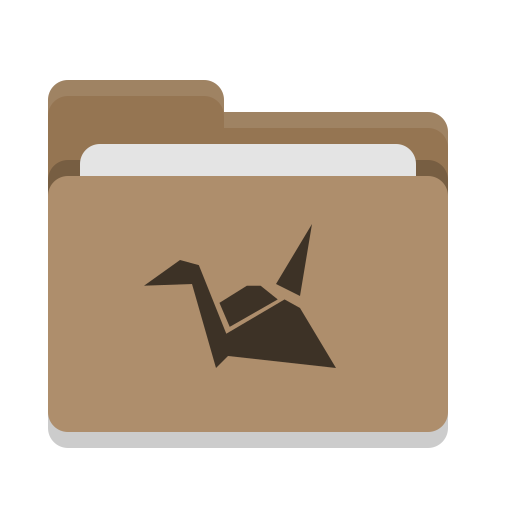 Folder, Brown, Copy, Cloud Icon Free Of Papirus Places