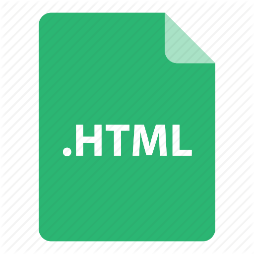 , Extension, Format, Type, Html Icon