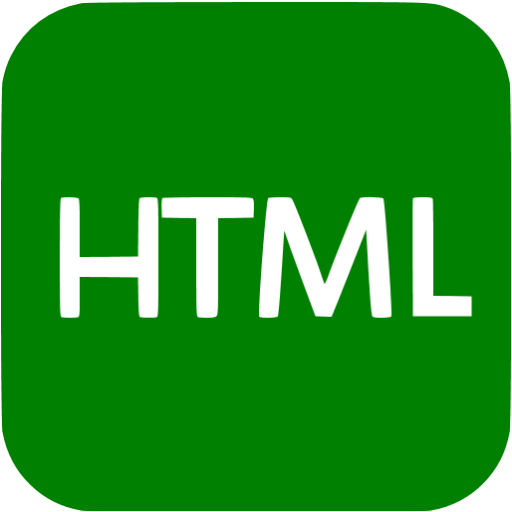 Green Html Icon