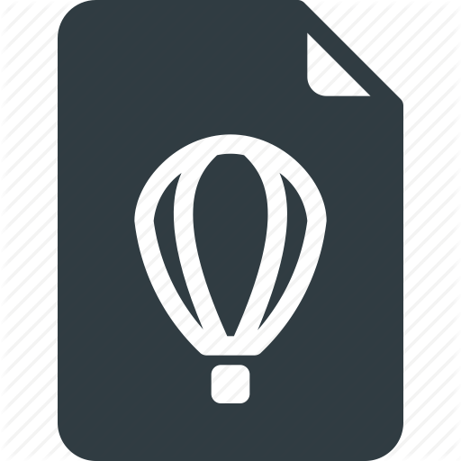 Cdr, Corel, Draw, Extension, File, Page, Type Icon