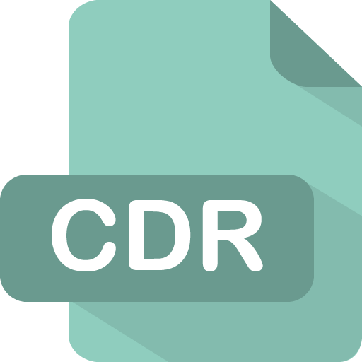 Cdr Icon Flat Type Iconset Pelfusion