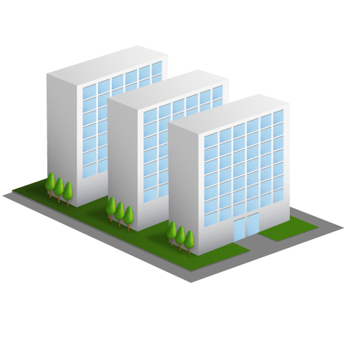 Collection Of Tall Buildings Icons Free Download