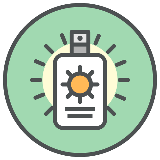 Natural, Suncare, Allergens Icon Free Of Allergy Info Cosmetic