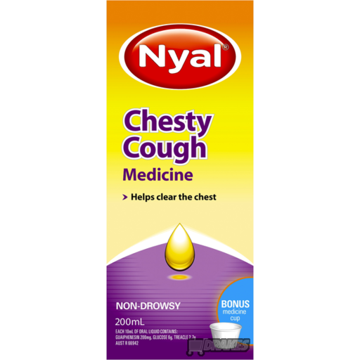 Nyal Chesty Cough Medicine Non Drowsy