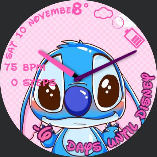 Countdown To Disney Stitch For Huawei Watch