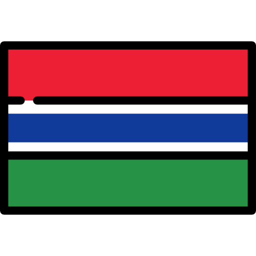 Gambia, Nation, Country, Flags, World, Flag Icon