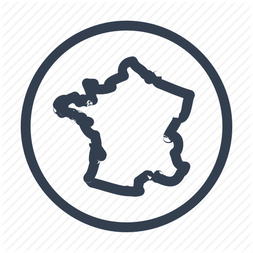 Country, Europe, France, Map Icon