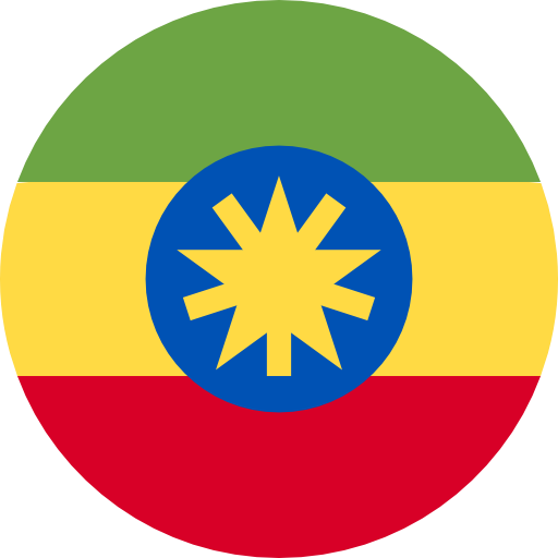 Ethiopia, Flags, Country Icon