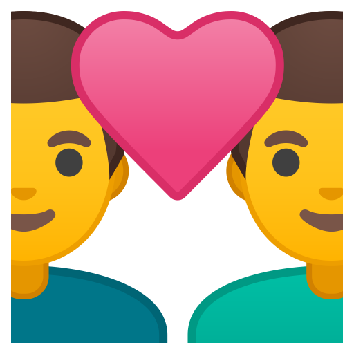 Couple With Heart Man Man Icon Noto Emoji People Family Love