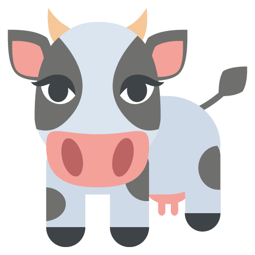 Cow Emoji Vector Icon Free Download Vector Logos Art Graphics
