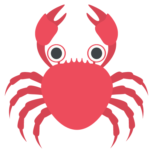 Crab Emoji Vector Icon Free Download Vector Logos Art Graphics