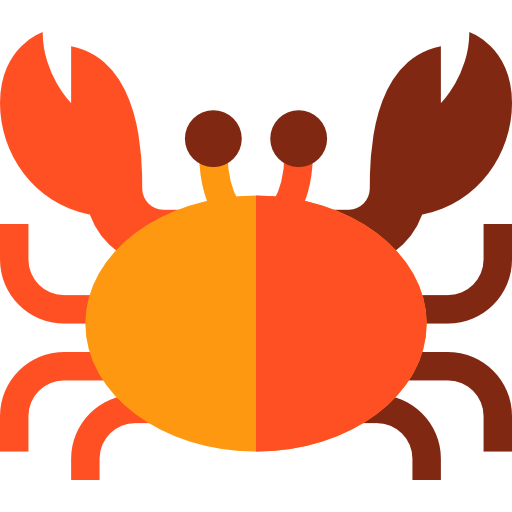 Crabs, Beach, Crab, Sea Life, Food, Aquarium, Summer, Animals Icon