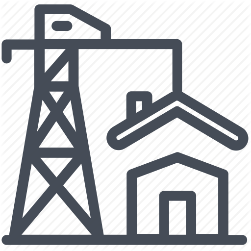 Building, Construction, House, Real Estate, Tower Crane Icon