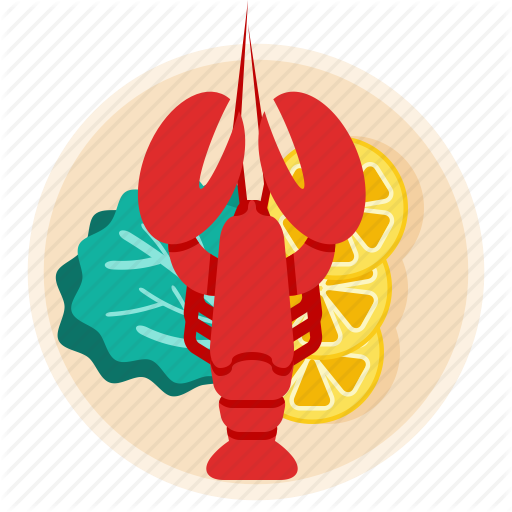 Crawfish, Dish, Food, Lobster, Restaurant, Seafood Icon