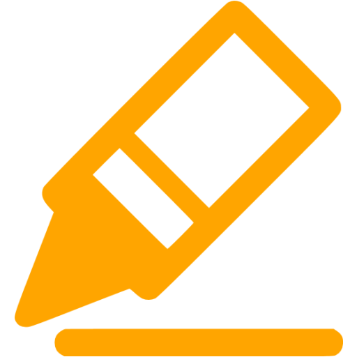 Orange Border Color Icon