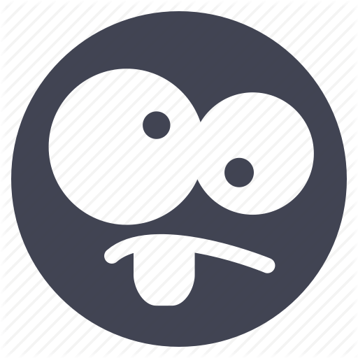 Crazy, Emoji, Emoticon, Emotion, Face, Smiley Icon