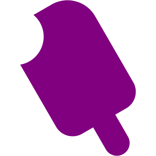 Purple Ice Cream Icon