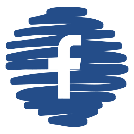 Facebook Distorted Round Icon