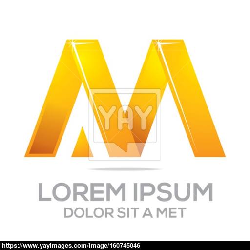 Business Creative Letter Am Company Logo Design Icon Vector