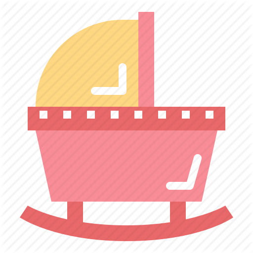 Bed, Cot, Crable, Crib Icon