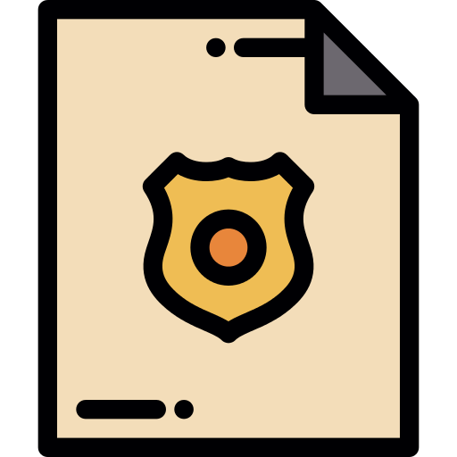 Police Criminal Record Png Icon