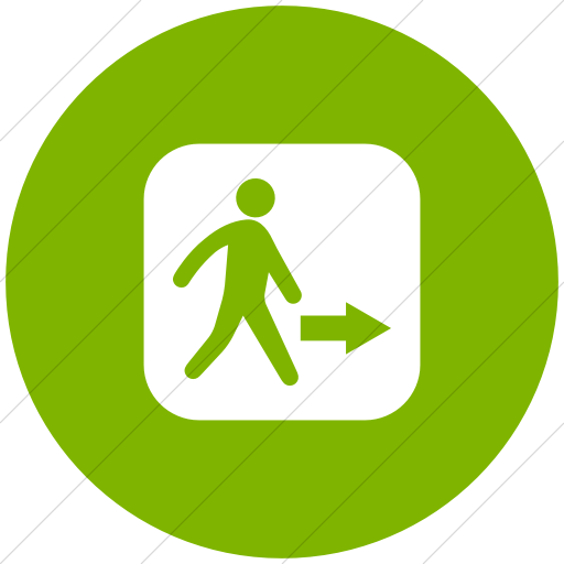 Flat Circle White On Green Ocha Humanitarians Inverse