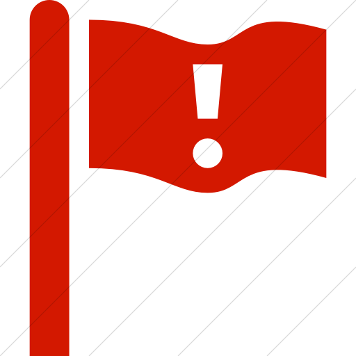 Simple Red Iconathon Critical Facility Icon