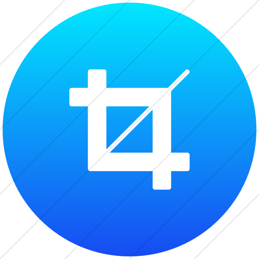 Flat Circle White On Ios Blue Gradient Bootstrap Font