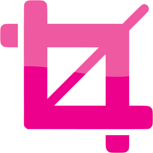 Web Deep Pink Crop Icon