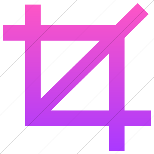 Simple Ios Pink Gradient Raphael Arrow Crop Icon