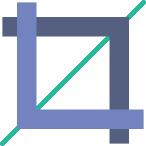 Multimedia Option, Crop, Interface Icon