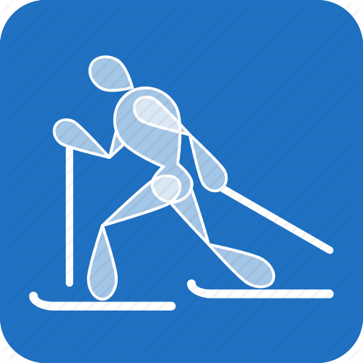 Cross Country, Olympics, Ski, Skiing, Sports, Winter Icon