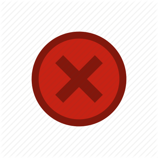 Circle, Cross, Mark, No, Selection, Shape, Wrong Icon