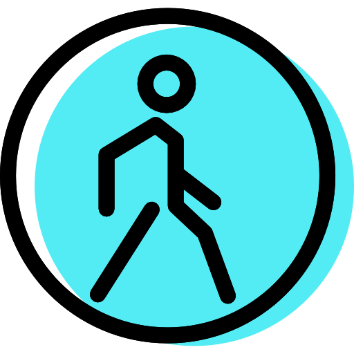 Pedestrian, Traffic Sign, Signaling, Crosswalk Icon