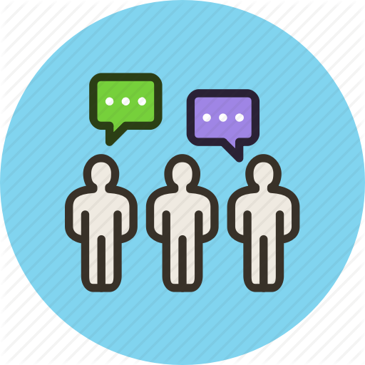 Chat, Comments, Comunity, Crowd, Dialog, People, Talk, Team Icon