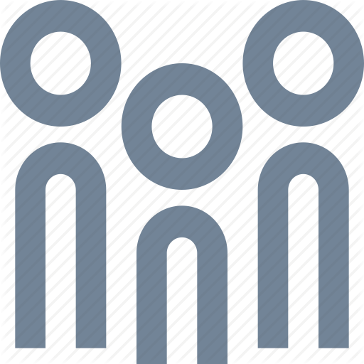 Crowd, Group, Line, People, Person, Three, Users Icon