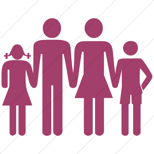 Simple Pink Classica Family Icon